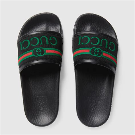 buy now pay later gucci sliders|black gucci sliders.